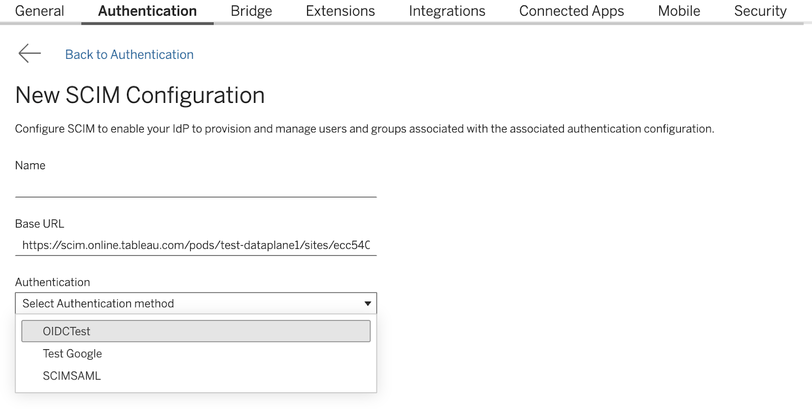 Tableau 2026.1 - SCIM 与身份验证协议无关 Tableau 2026.1 - SCIM 与身份验证协议无关